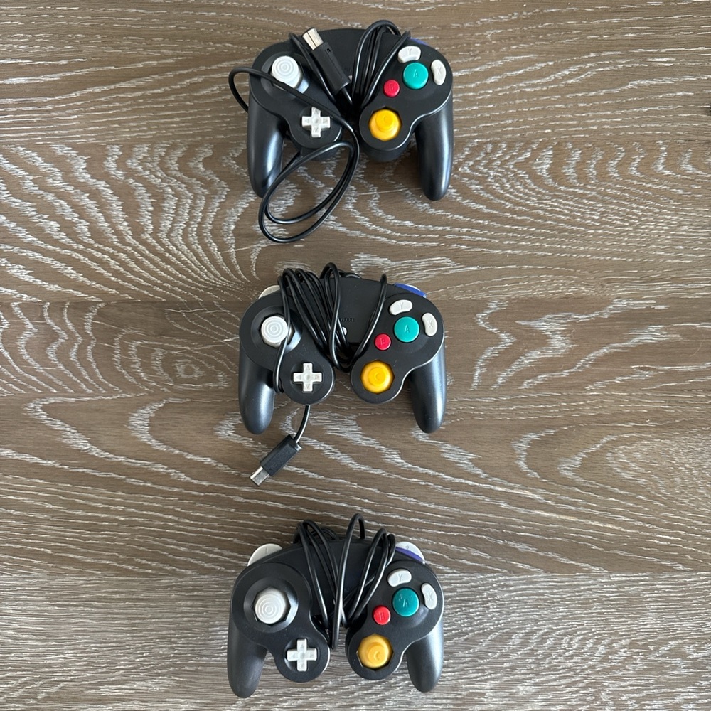 Black Game Controller Set